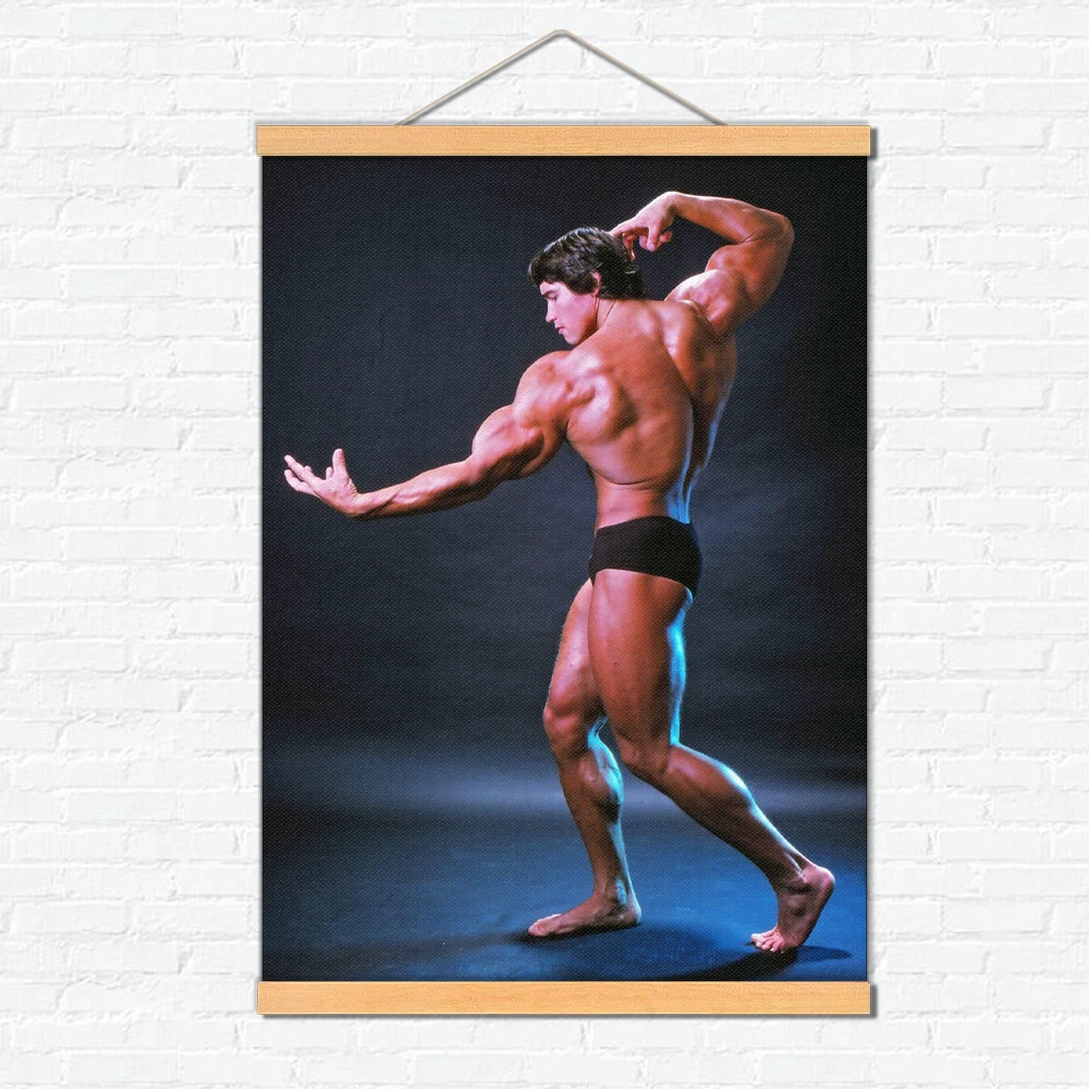 Arnold Schwarzenegger Bodybuilding Posters Art Fitness Inspirational Canvas Painting Wall Decor Home Room Decoration