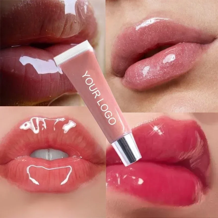 China Vendor No Brand Custom Your Logo Fruity Lipgloss Lip Gloss Tubes Wholesale P62 P81 P104