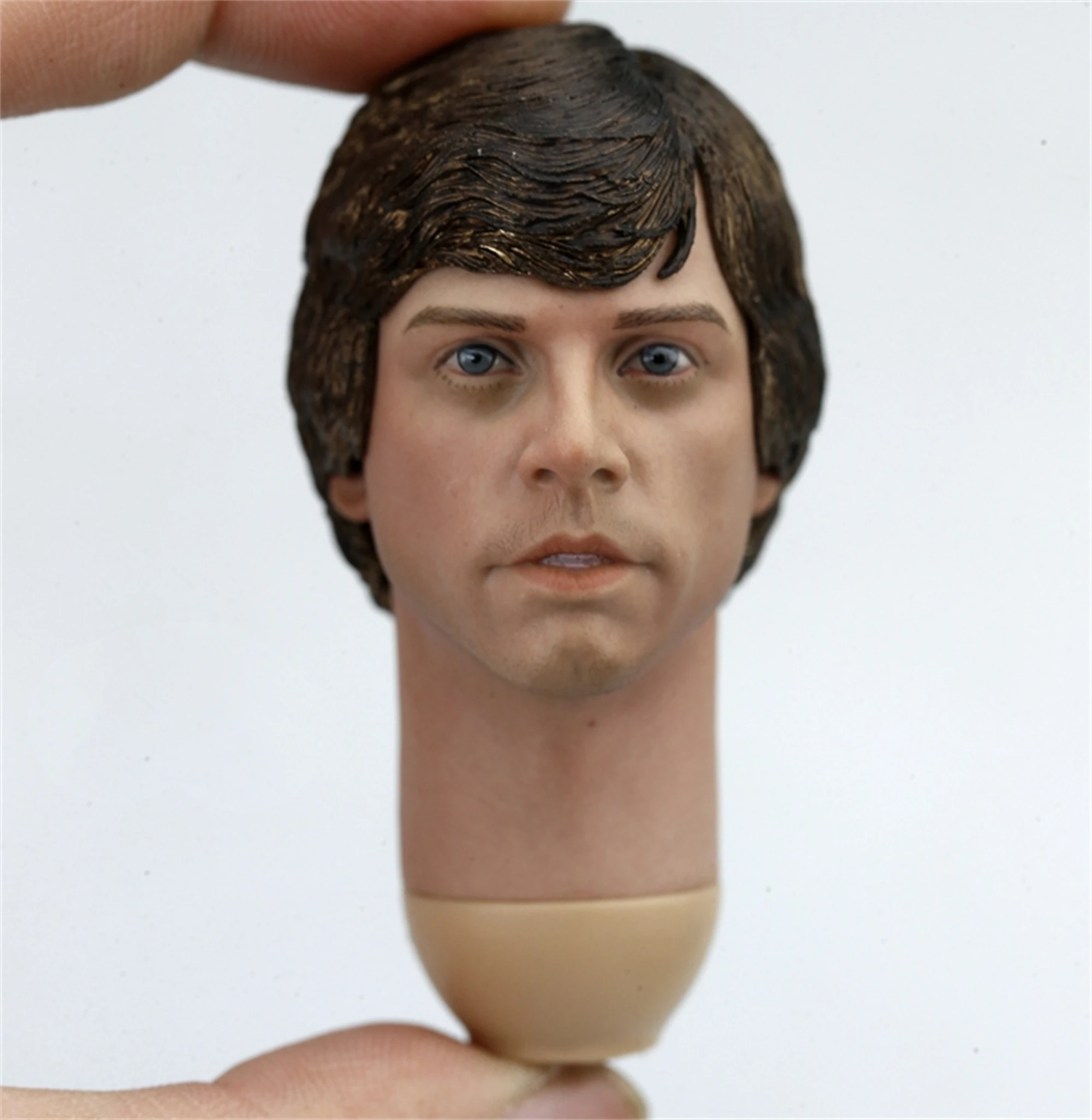 

1/6 Scale Luke Skywalker Jedi Master Head Sculpt Model Fit for 12'' COOMODEL Action Figure Body