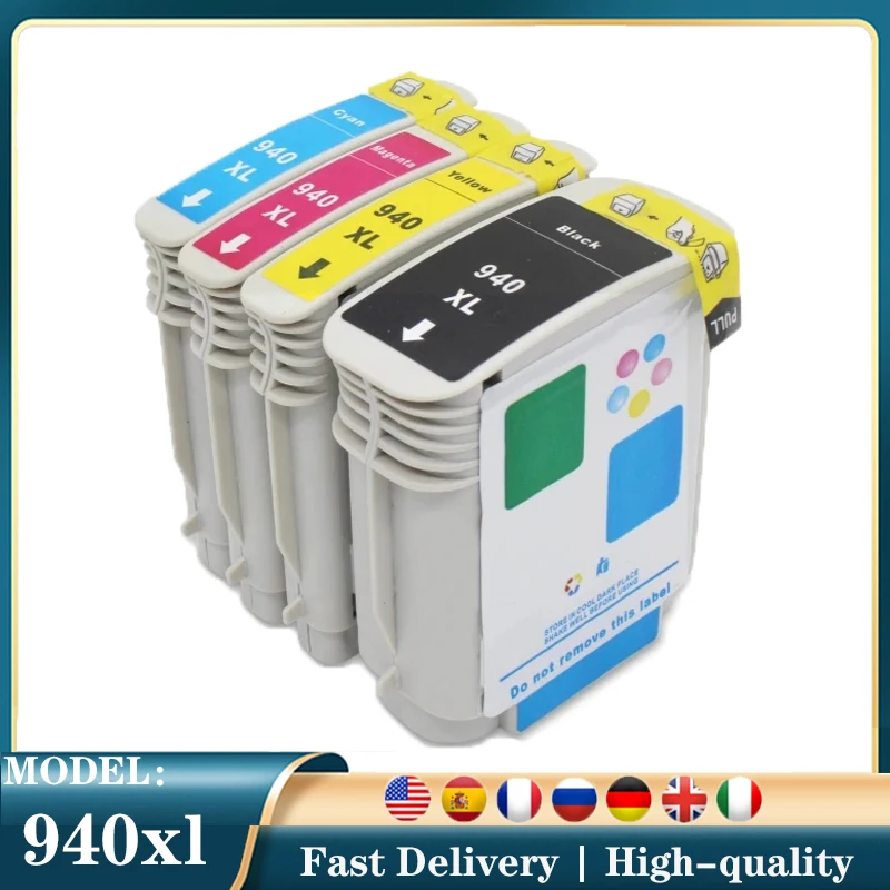 

Vilaxh FOR HP 940 940XL compatible Ink Cartridge for HP Officejet Pro 8000 8500 8500a A809a A909 A910a Printer