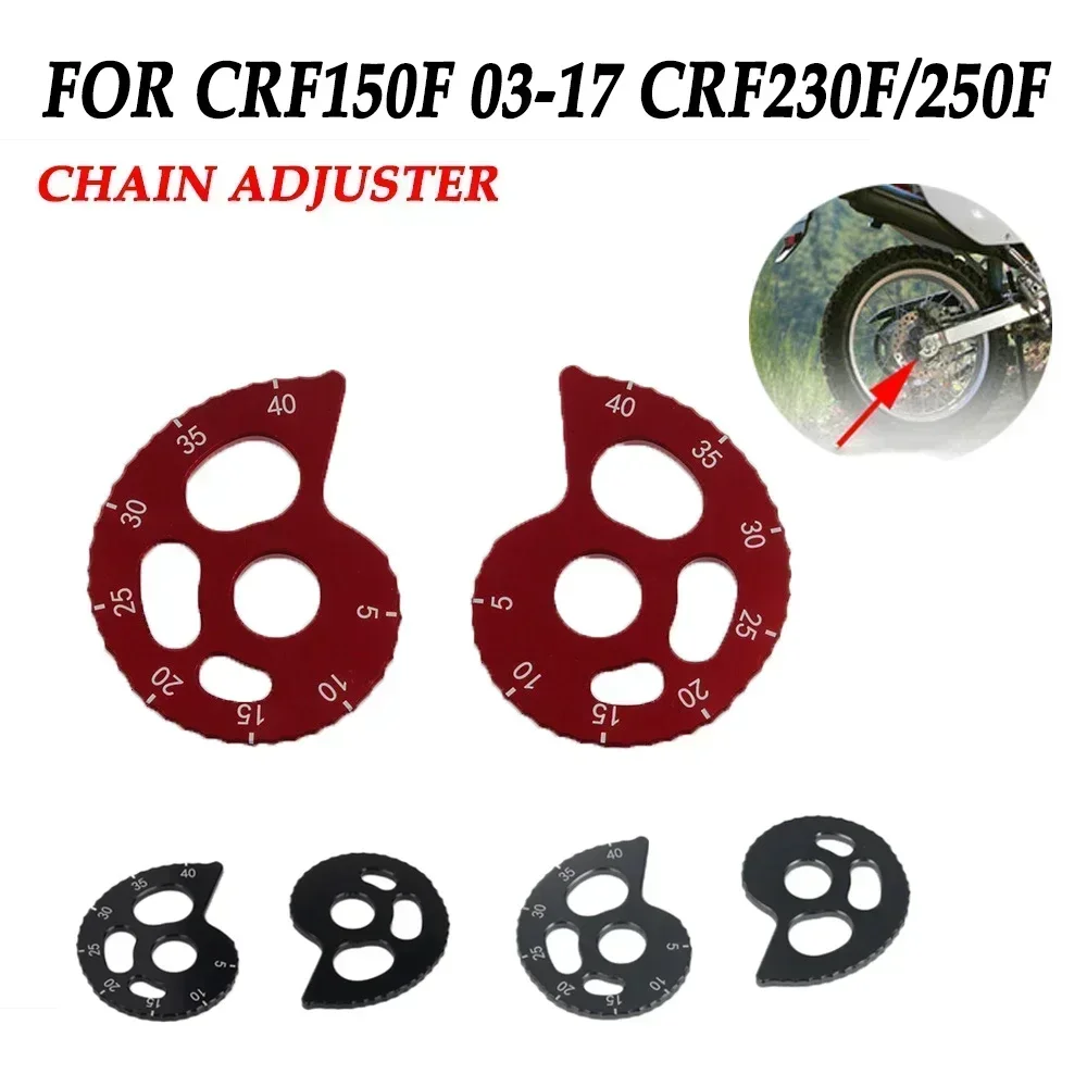 For HONDA CRF150F CRF230F CRF230L CRM250 AR XLR250R XR 230 250 400 600 650 R L Motorcycle Chain Guide Adjuster Regulator Kit