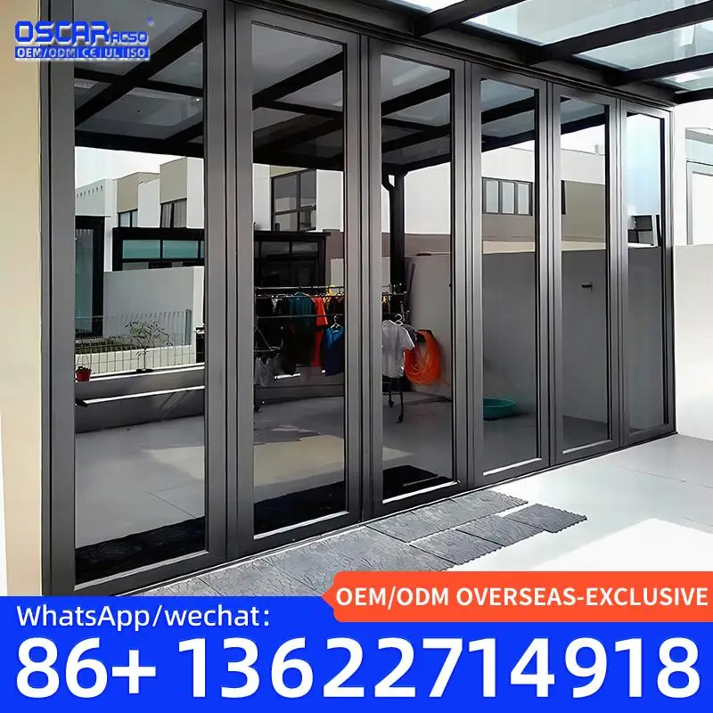 باب أكورديون قابل للطي متعدد الأغراض قابل للتخصيص لمساحات المكاتب، باب قابل للطي من المصنع مباشرة #2