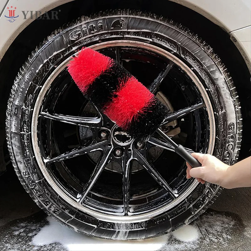 

1PC Soft Non Scratch Auto Care Detailing Washing Tools Car Wheel Wash Brush Multifunction Car Wheel Rim Tire Cleaning Brush