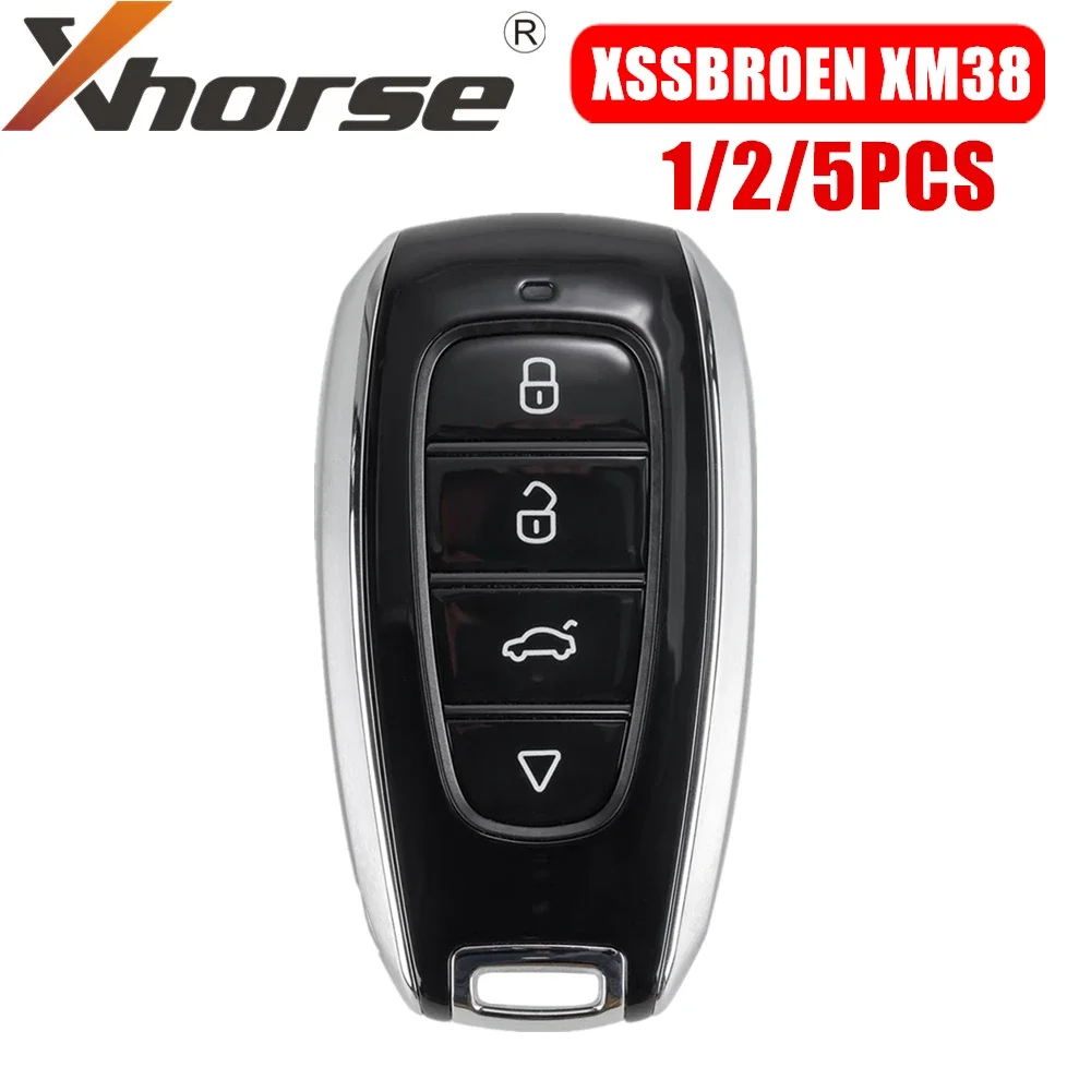 

Xhorse XSSBR0EN SU.BR Стиль 4 кнопки Универсальный смарт-ключ серии XM38 1 шт./2 шт./5 шт. в партии