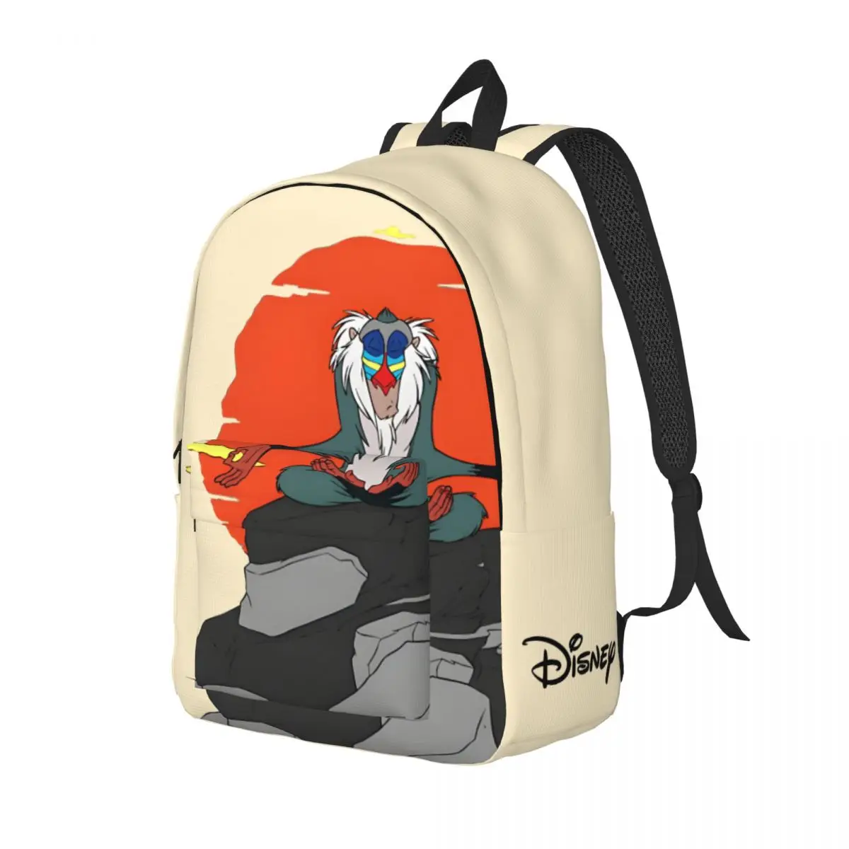 Mochila com fecho com zíper para funcionários de escritório Mochila de acampamento Presentes legais Disney, Filme do rei leão