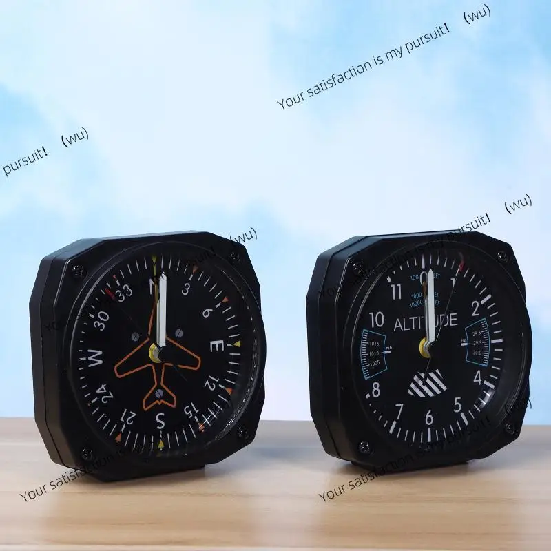 1Pc FORAviation Simulation Instrument Clock Aircraft Instrument Clockaviation Flight Simulator Accessories ONLY Simulator Clock&