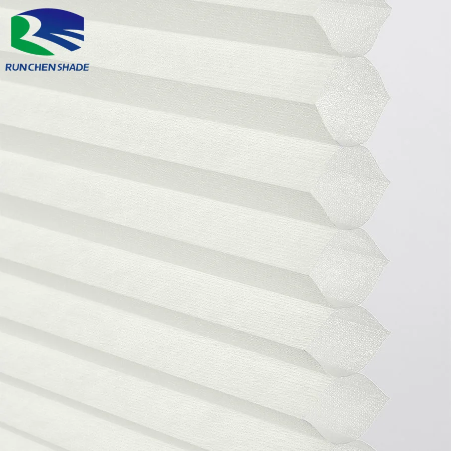 Motorized honeycomb roller curtain/motorize day night honeycomb roller curtain