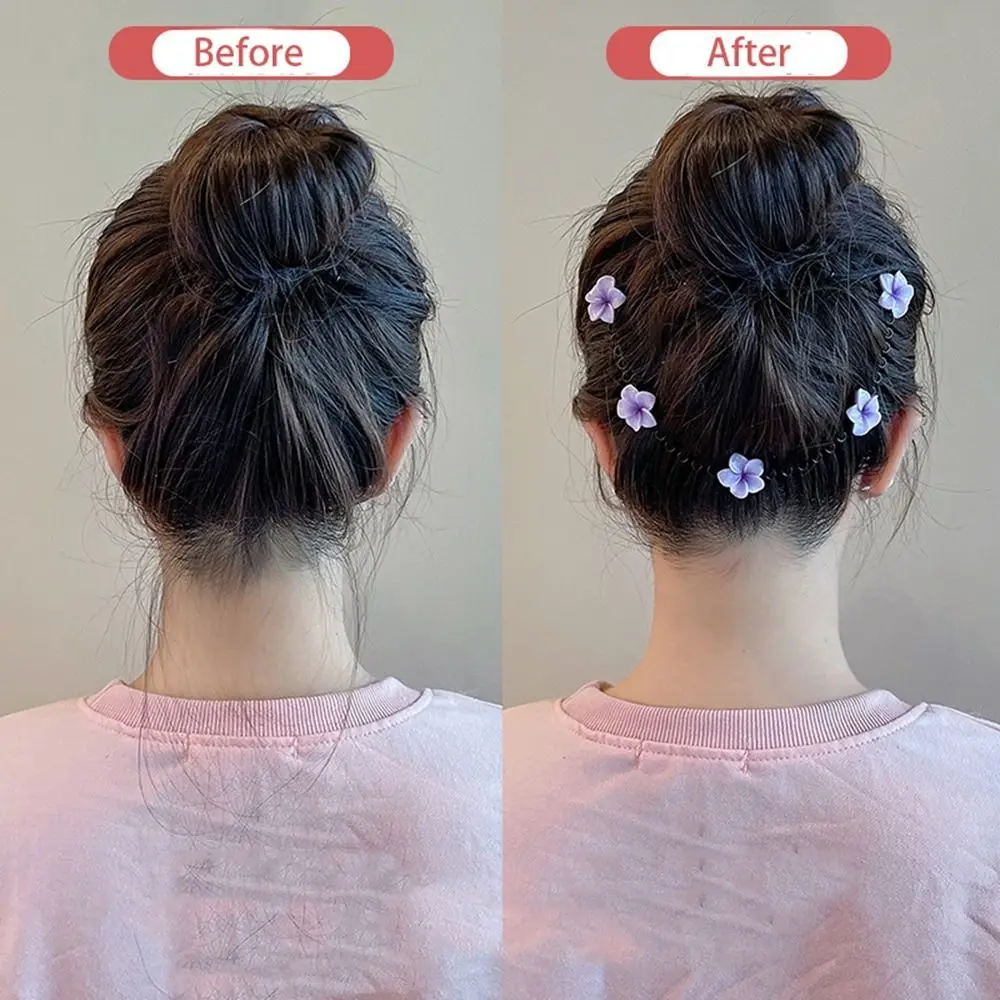 

Spring U Shape Hair Styling Comb Teeth Fixed Combs Invisible Extra Hair Holder Flower Hair Accessories Flower Hairpin Women