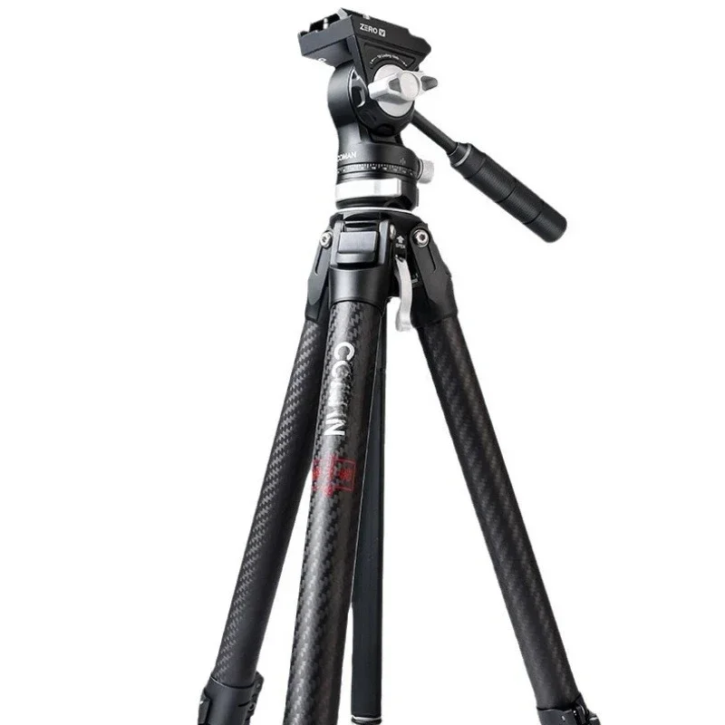 F38/X/Y Zero Sensor Camera Full Carbon Fiber Camera Tripod Quick Disassembly Tripod PTZ