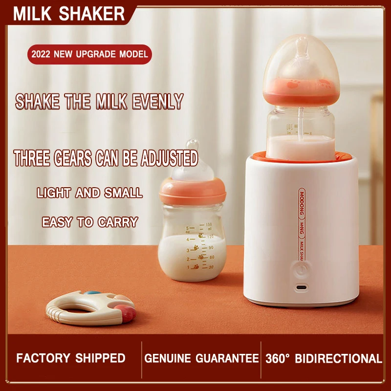 Baby Tilt Motorized Milk Shaker Automatic Milk Powder Shaker Portable Baby Milk Powder Mixer USB Charging Milk Shaker Hands-free