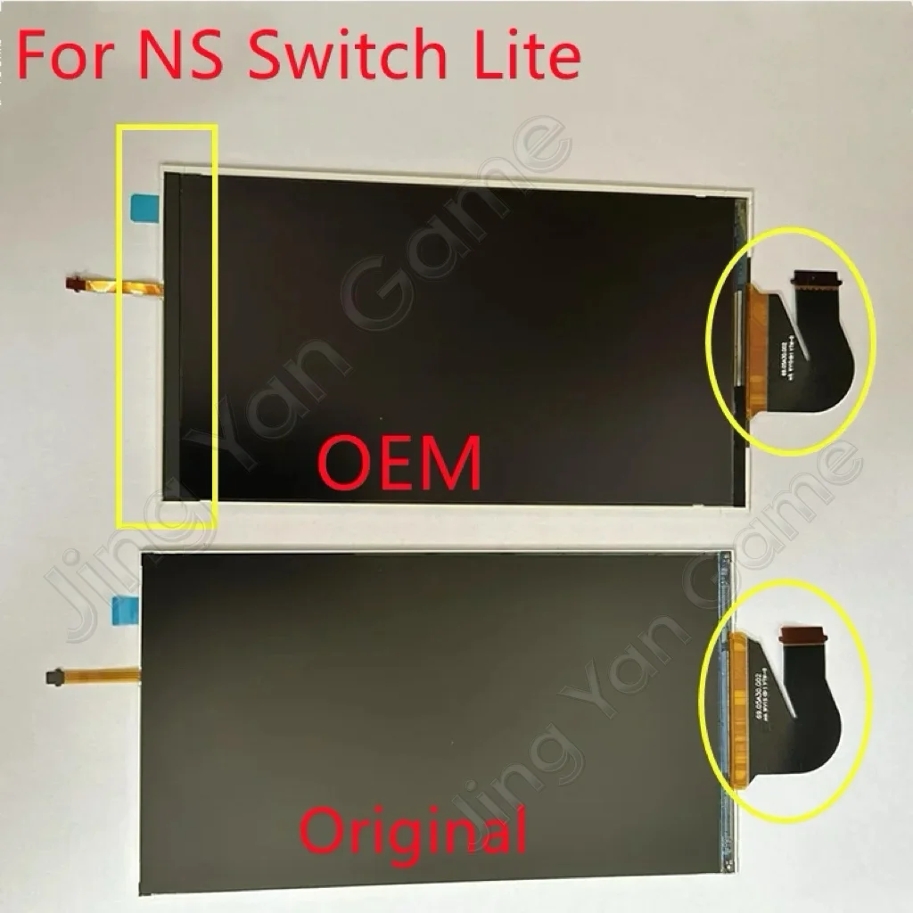 شاشة LCD بديلة أصلية/مصنعة حسب الطلب لجهاز سويتش لايت، متوافقة مع وحدة تحكم سويتش NS
