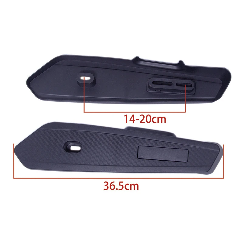 Small Size Black Plastic Swingarm Protector Motor Side Mud Guards, Universal Rear Side Fender for Little Turtle Electric Scooter