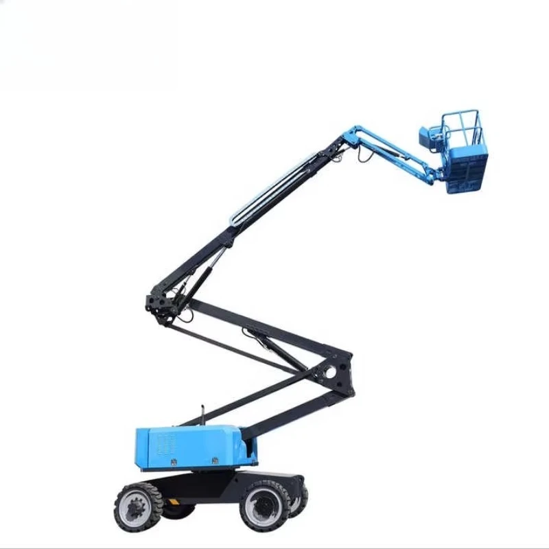 18m Towable Boom Spider Boom Lift Fully Self-propelled Curved Arm Lift Man Basket Platform