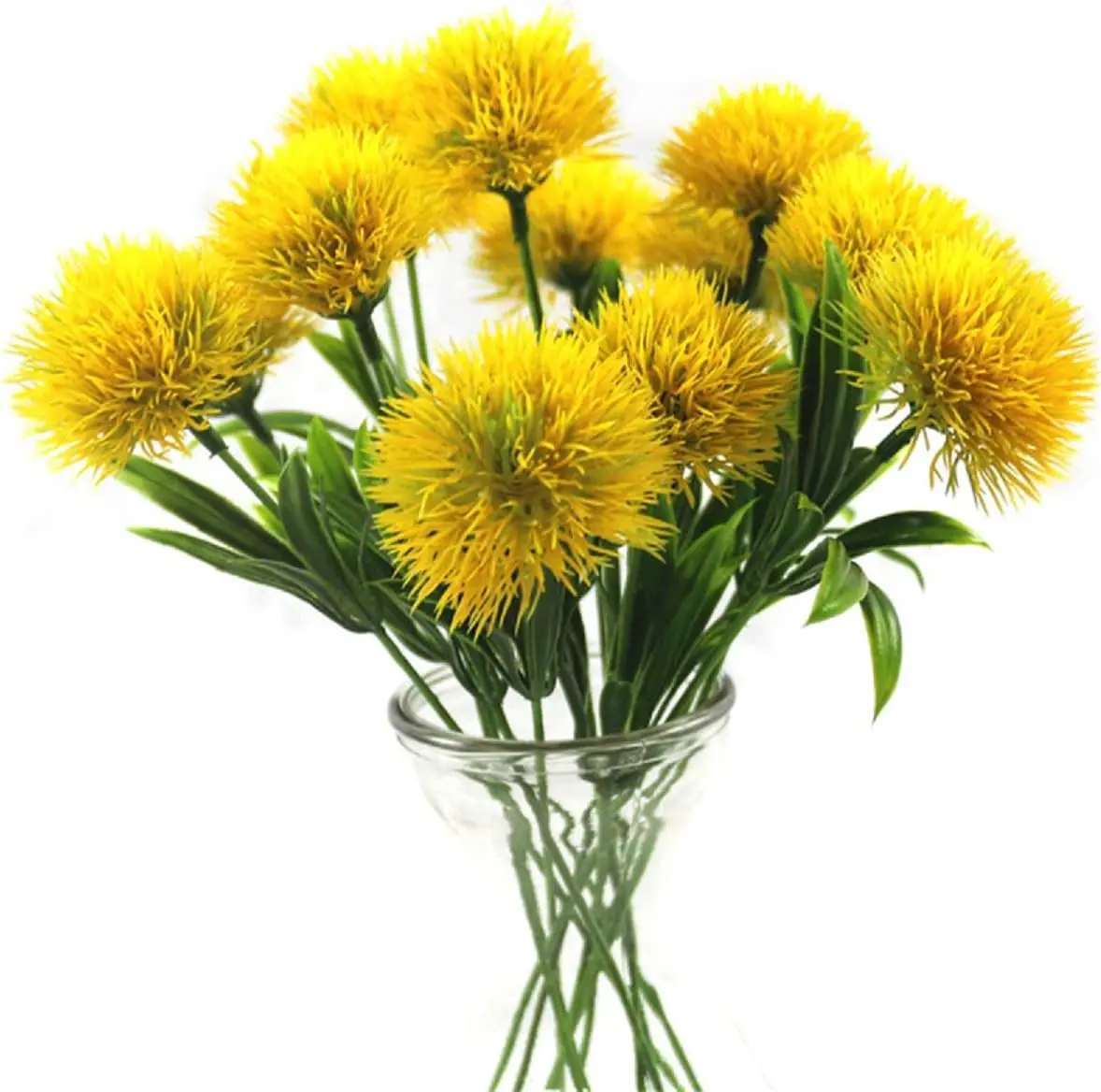 5/10pcs Artificial Plants Dandelion Bouquet Vases For Home Decor Wedding Decorative Fake Flowers Needlework Ornamental Flowerpot