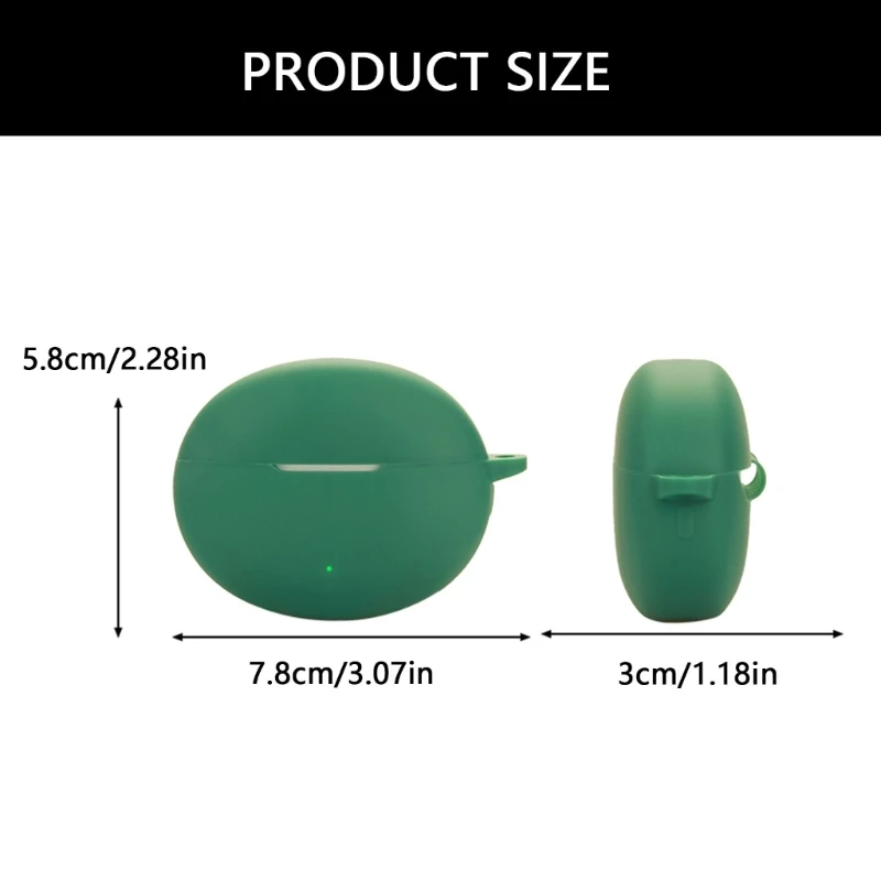 Capa protetora de silicone macio flexível para oppo enco free 4, fone de ouvido sem fio, à prova de choque, resistente a arranhões