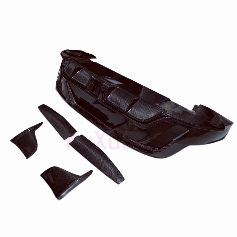 

Для Porsche Taycan M Style Высококачественный комплект кузова из сухого углерода, задний диффузор, бампер, губа