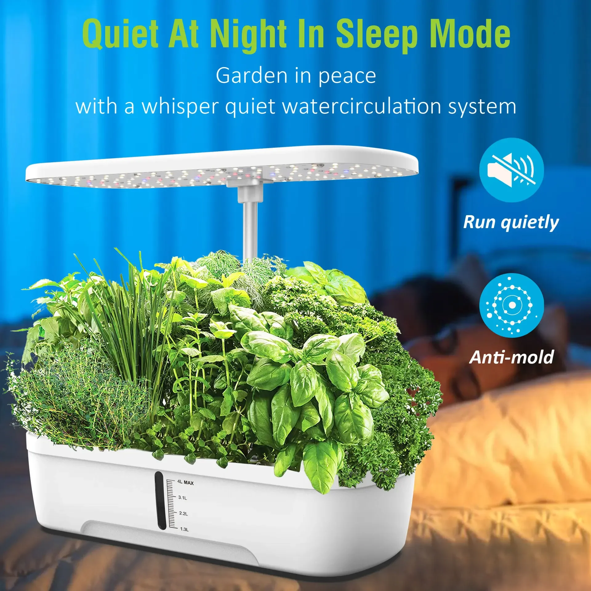 Home intelligent hydroponic vegetable planter system, soilless cultivation equipment, hydroponic vegetable pot, plant flower