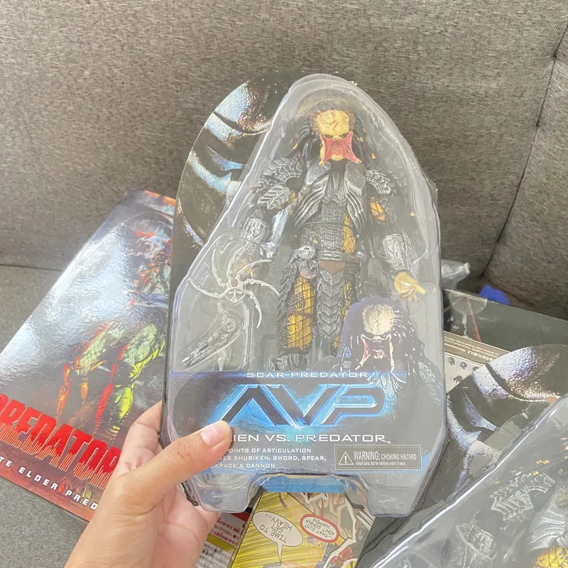 Masked Scar Predator AVP Celtic Predators 피규어 NECA 액션 피규어 Alien Collectible Aliens 입상 모델 장난감 생일 선물
