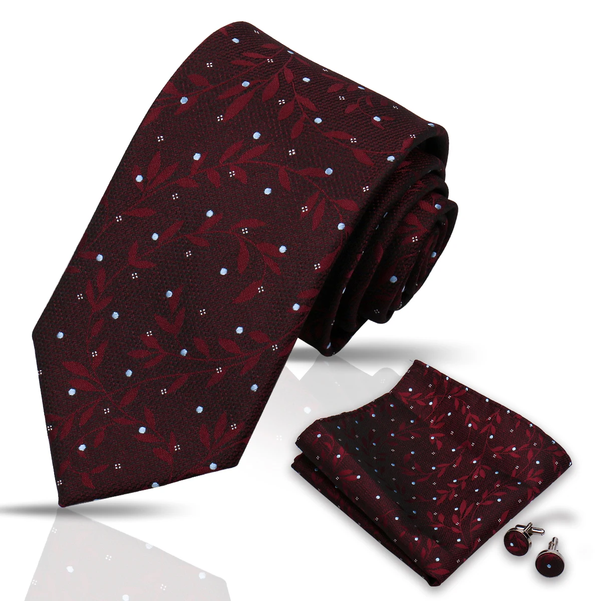 Men Neckties Tie Classic Handkerchiefs Plaid Necktie Cufflinks For Men Blouse Business Wedding Accessories Woman Collar Man Gift