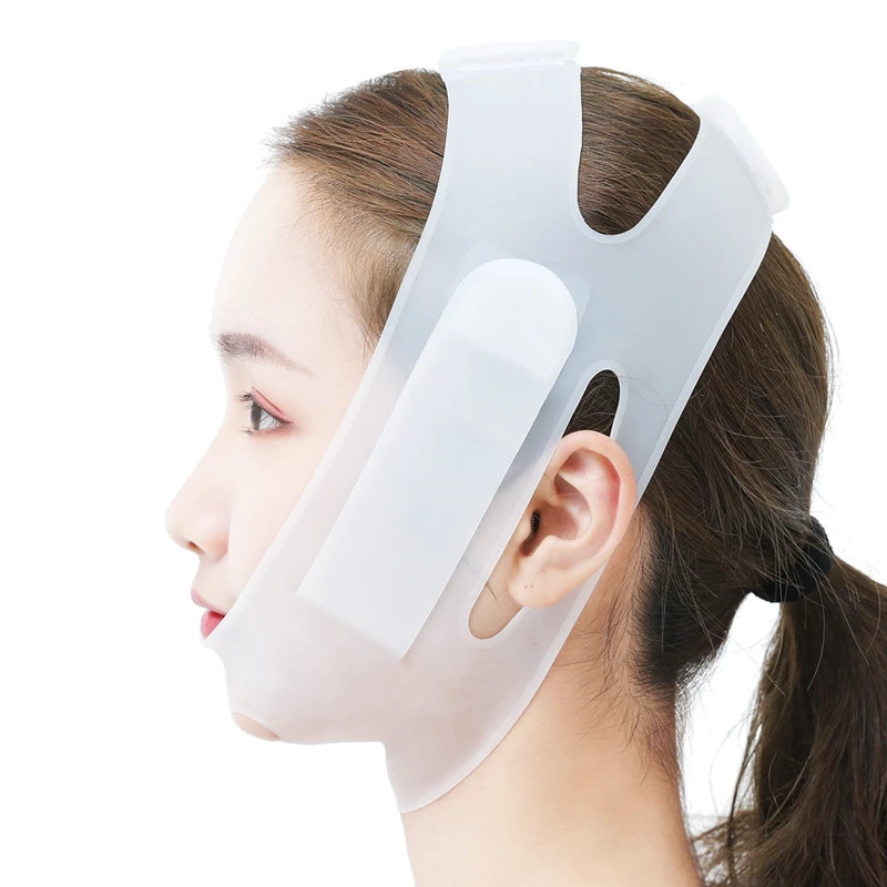 New Nano Silicone V Face Bandage Lifting Chin V Line Shape Elastic Bandage Facial Lift UP Slimmer Cheek Neck Face Care Tool Belt