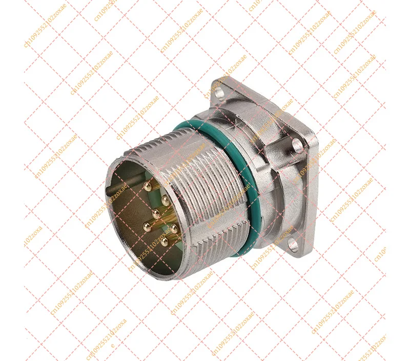 Industrial M23 Connector 12 17 Pin Male Female Socket Adapter Waterproof Panel Mount for Servo Motor Encoder Power Signal Cable