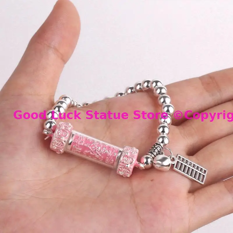 Southeast Asia Thailand Buddha Scriptural symbol Bracelet Temple Amulet bless good luck Recruit wealth talisman