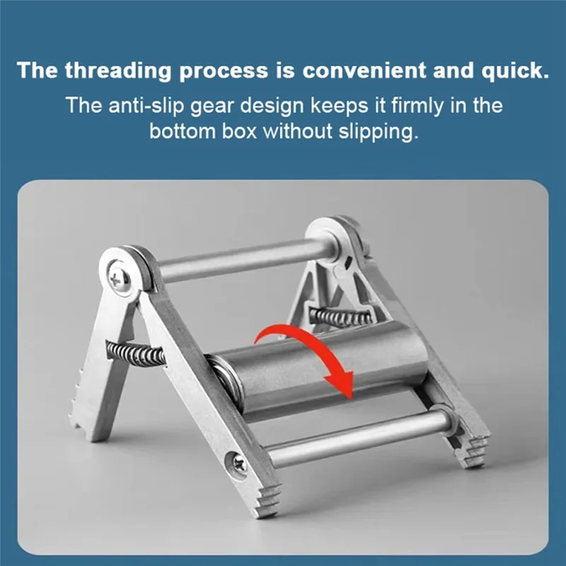 Aiuto per filettatura A53Q-Wire con puleggia Estrattore per cavi Aiuto per elettricista Conduit universale Avvolgicavo Scatola a rulli Facile installazione