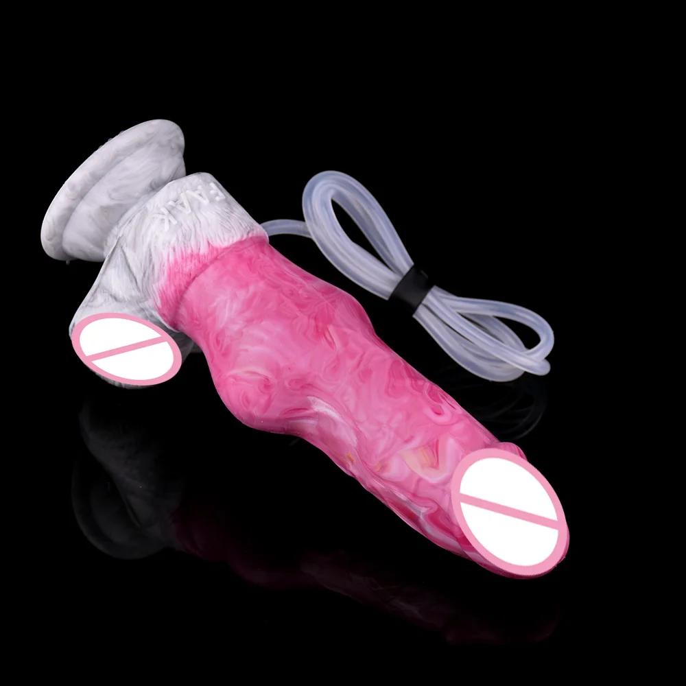 Sex dildo for women Lifelike Dildo for Hands Free Play Artificial Penis Reusable Ejaculating Squirting Silicone Dog FAAK-G125