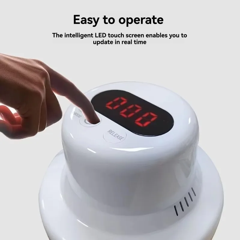 N18R Smart Bubble Remover Resin Bubble Removal Vacuum Mixer Remove 99% of From Dry Powder Paste Degassing Mixer EU Plug