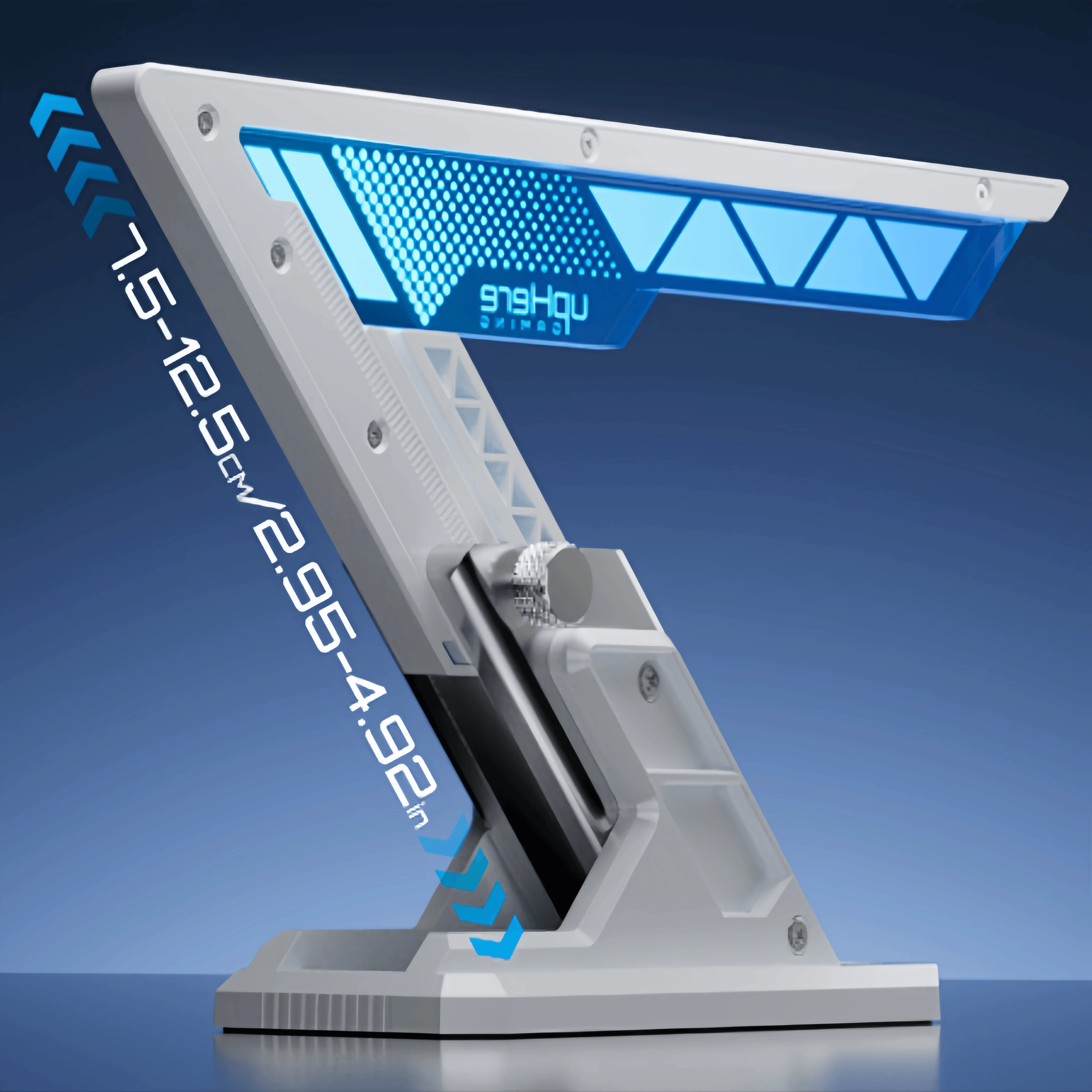 Aluminum Alloy ARGB GPU Support Bracket, Magnetic Base Adjustable Height Anti-Sag GPU Holder, 5V 3Pin Aura Sync Graphics Card St