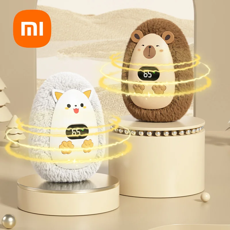 Xiaomi Mini Cartoon Hand Warmer Heater Portable Intelligent Hand Heater Long Life Rechargeable Outdoor Heaters Gift for Winter