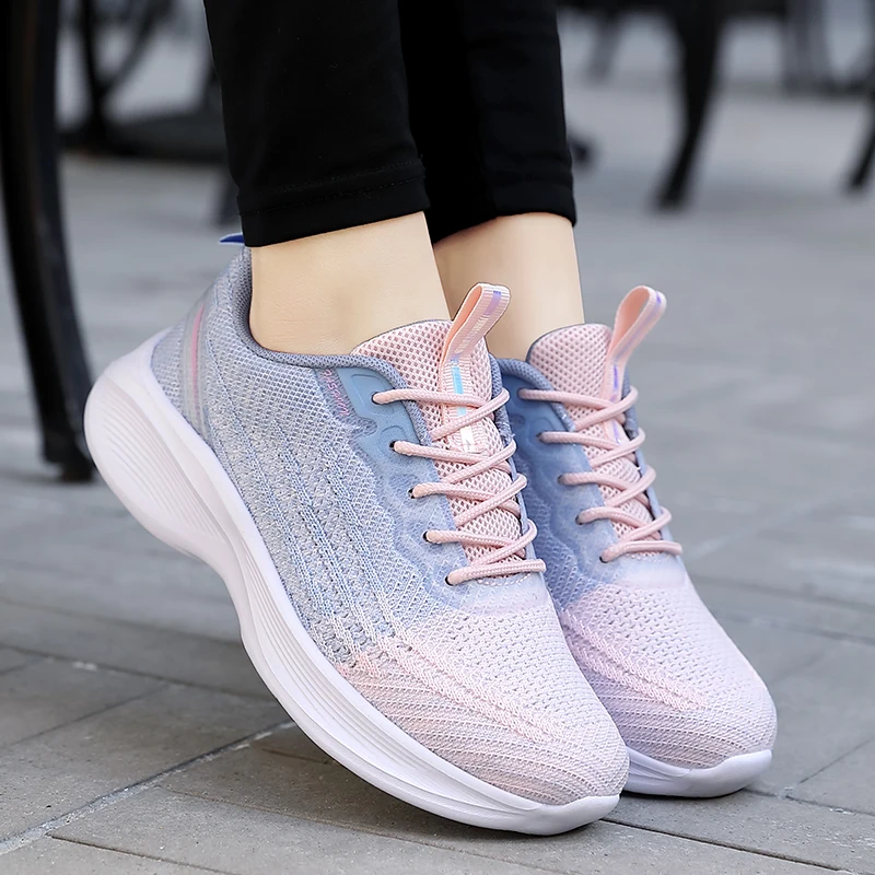 Breathable Women\'s Running Shoes Walking Tennis Sneakers Slip on Comfortable Lightweight Memory Foam Athletic Casual Fitness