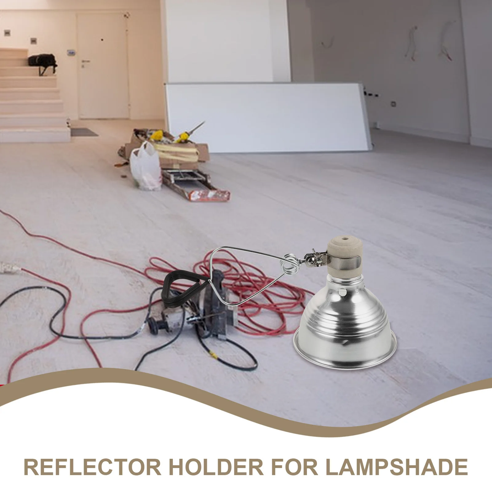 

Aluminum Reflector Clip Lamp Shade Holder Adapter Metal Light Reflector For Table Lamp Diy Lighting Supplies Home Decor