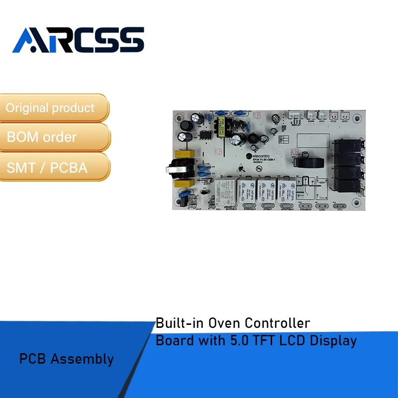 Papan Pengontrol Oven Terintegrasi dengan Layar LCD TFT 5.0