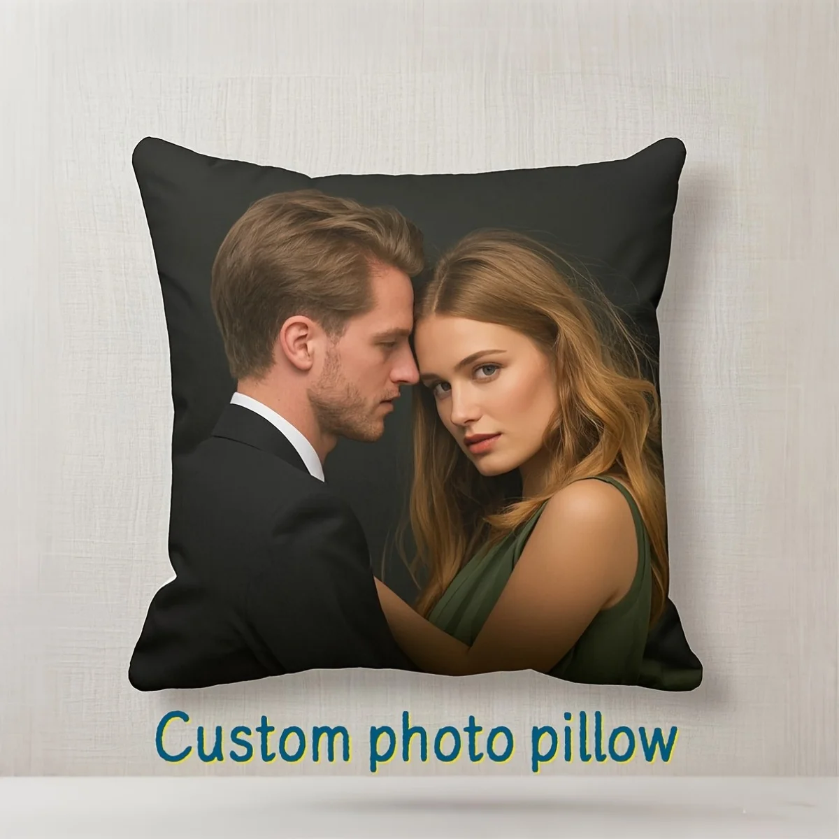 Custom Personalized Photo Pillowcases – Couple's Pillow Covers for Valentine's Day, Anniversaries, and Weddings (Inserts Not Inc