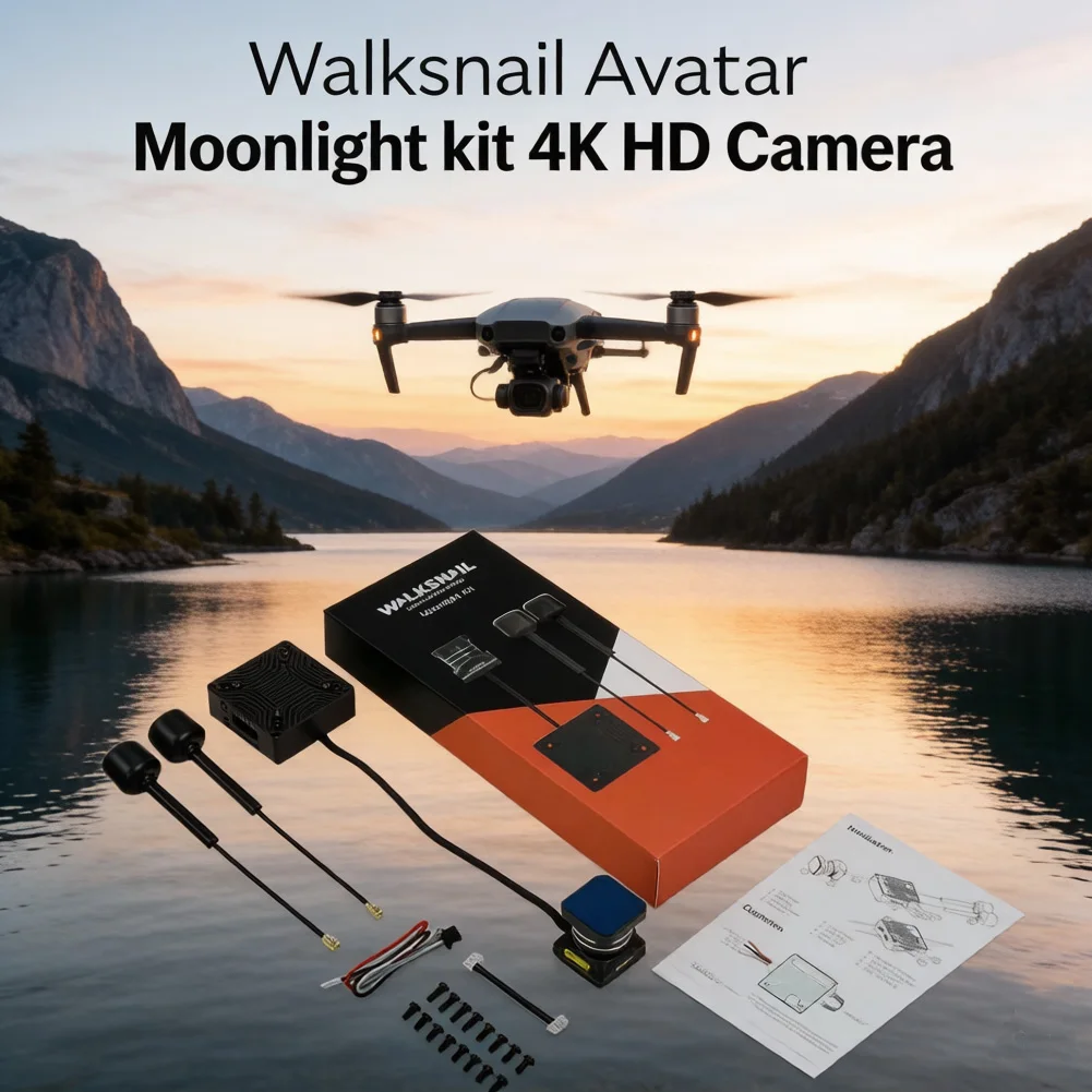 

Caddx Walksnail Avatar Moonlight kit 4K HD Camera CADDXFPV ND16 ND32 Built-in EIS Support Gyroflow For RC FPV Freestyle Drone