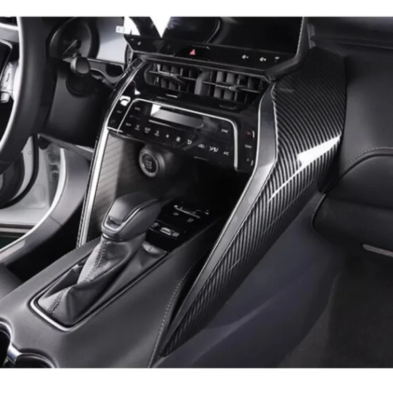 

For Toyota Venza/Harrier 2021 2022-2023 2024 ABS Center Armrest Shift Control Outlet Decoration Frame Cover Interior Accessories