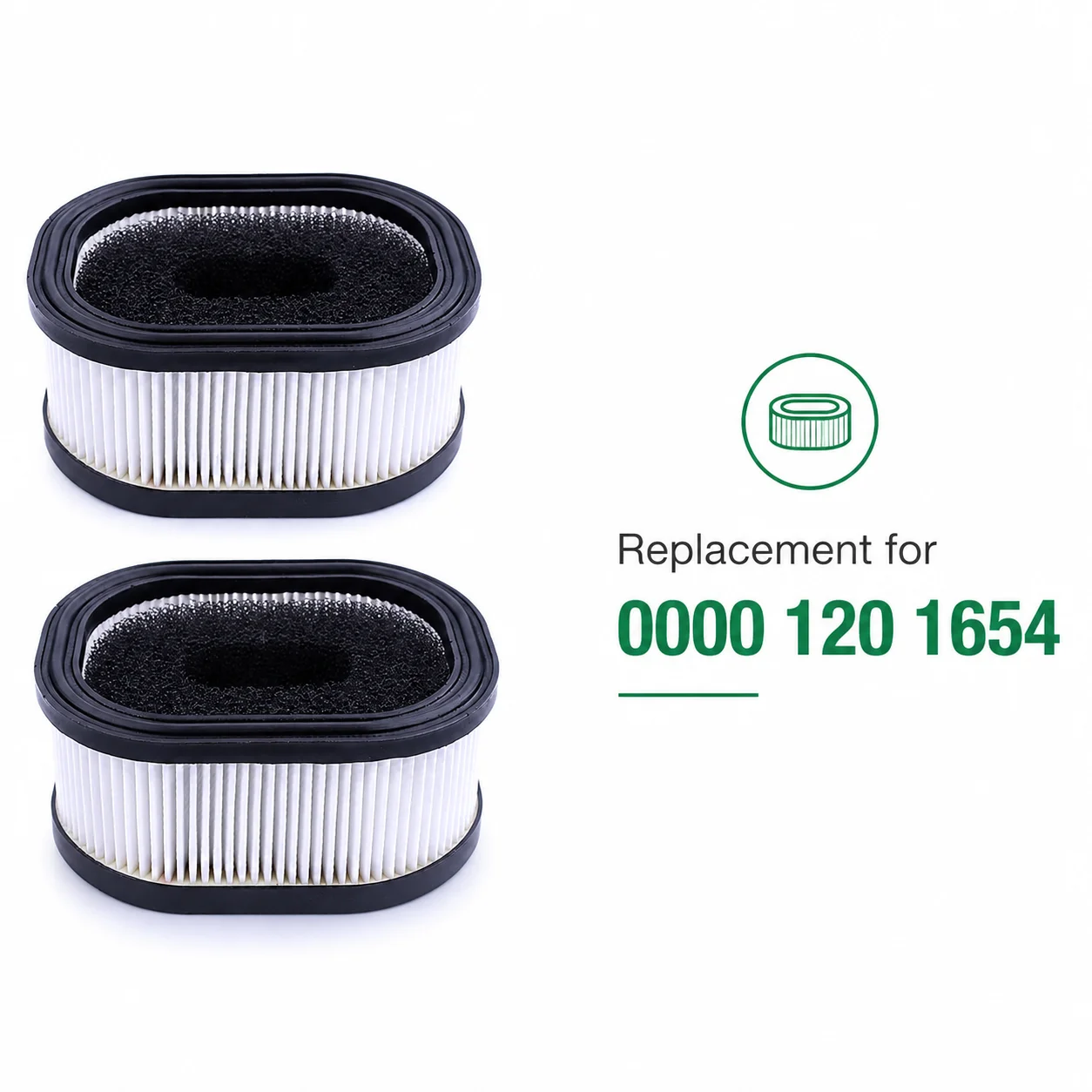 2Pcs Replacement Air Filter Kit For Stihl MS441 MS460 MS660 066 064 046 044 088 MS440 Chainsaw OEM 0000 120 1654 Spare Parts