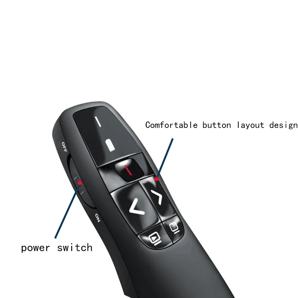 TenYua R400 USB مقدم لاسلكي مؤشرات حمراء القلم PPT PowerPoint صفحة عرض صعودا وهبوطا معلم التحكم عن بعد