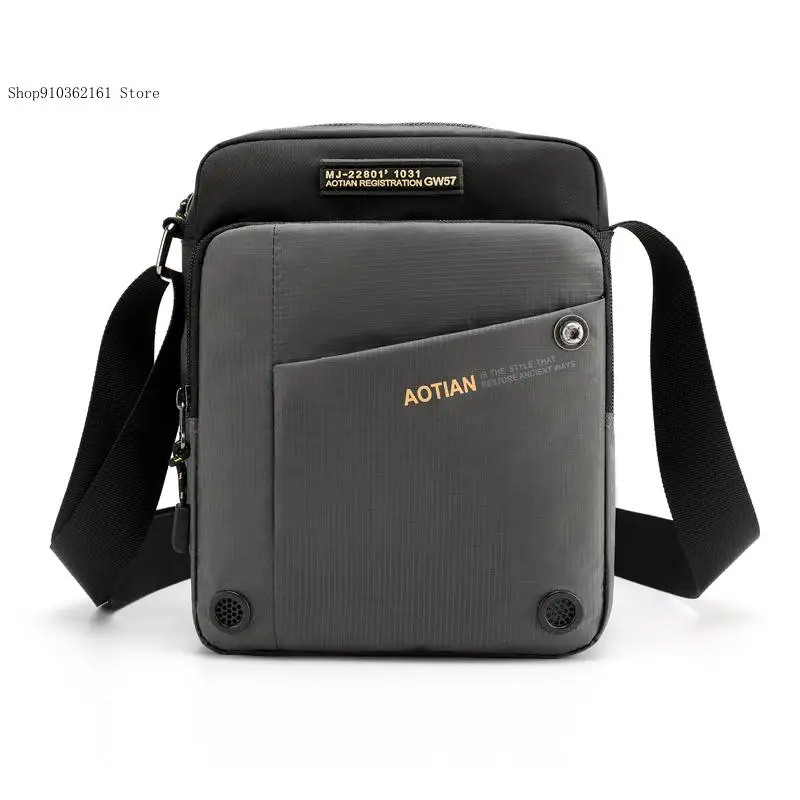 High Quality Male Handbag Waterproof Light Nylon Business Travel Crossbody Bag Small Man Shoulder Men's Messenger Bag
