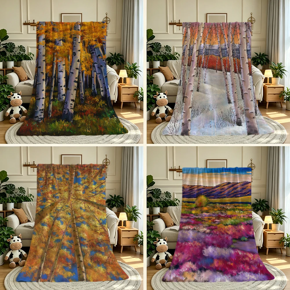 J-Johnathan Art H-Harris Blanket Throw Super Cosy Plush Living Room Sofa Couch Childish Birthday Gifts