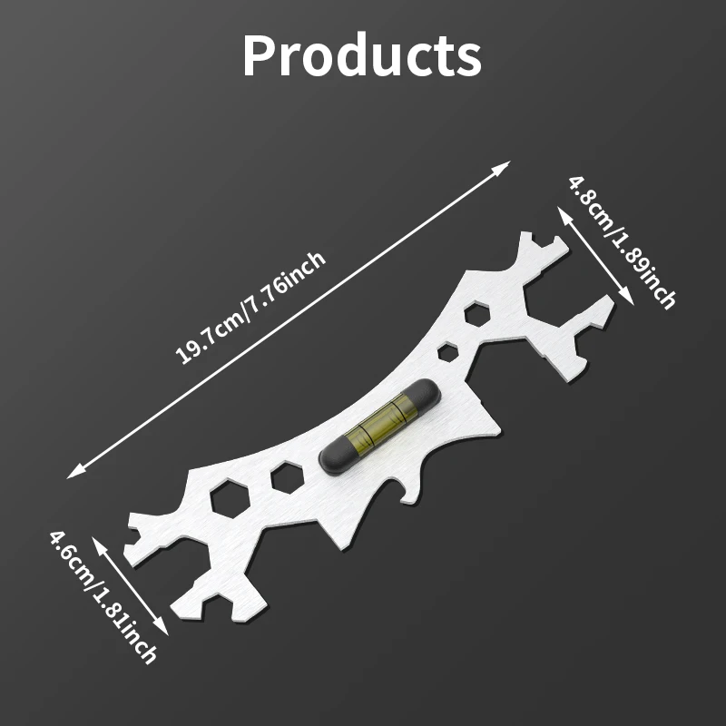 Shower Installation Tool, Multifunctional Bathroom Wrench, Universal Leveler, Level Ruler, Complete Set of Tools for Plumbers and Electricians