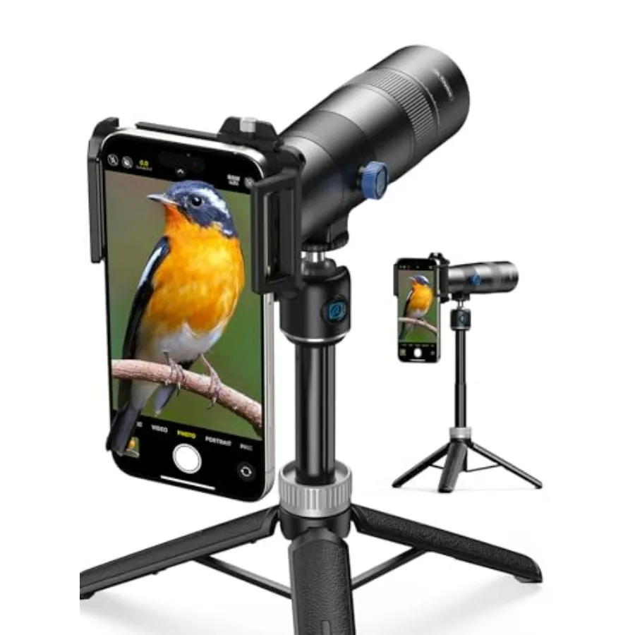 

MIAO LAB 30X Telephoto Lens High Power HD Telephoto Phone Lens with Adjustable Tripod and Universal Phone Clip for iPhone 17/16