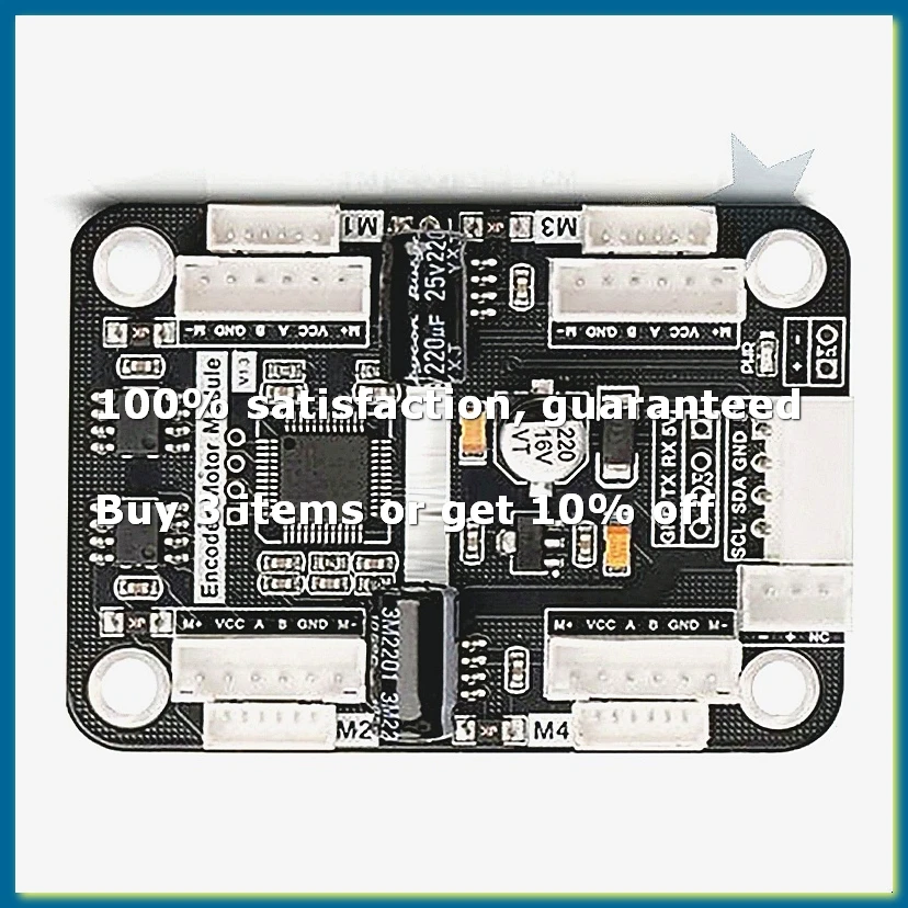 4 Way Encoded Motor Drive Module Onboard Voltage Stabilizing Circuit Motor Control Smart Car Dedicated to Robot Car Part-DT30