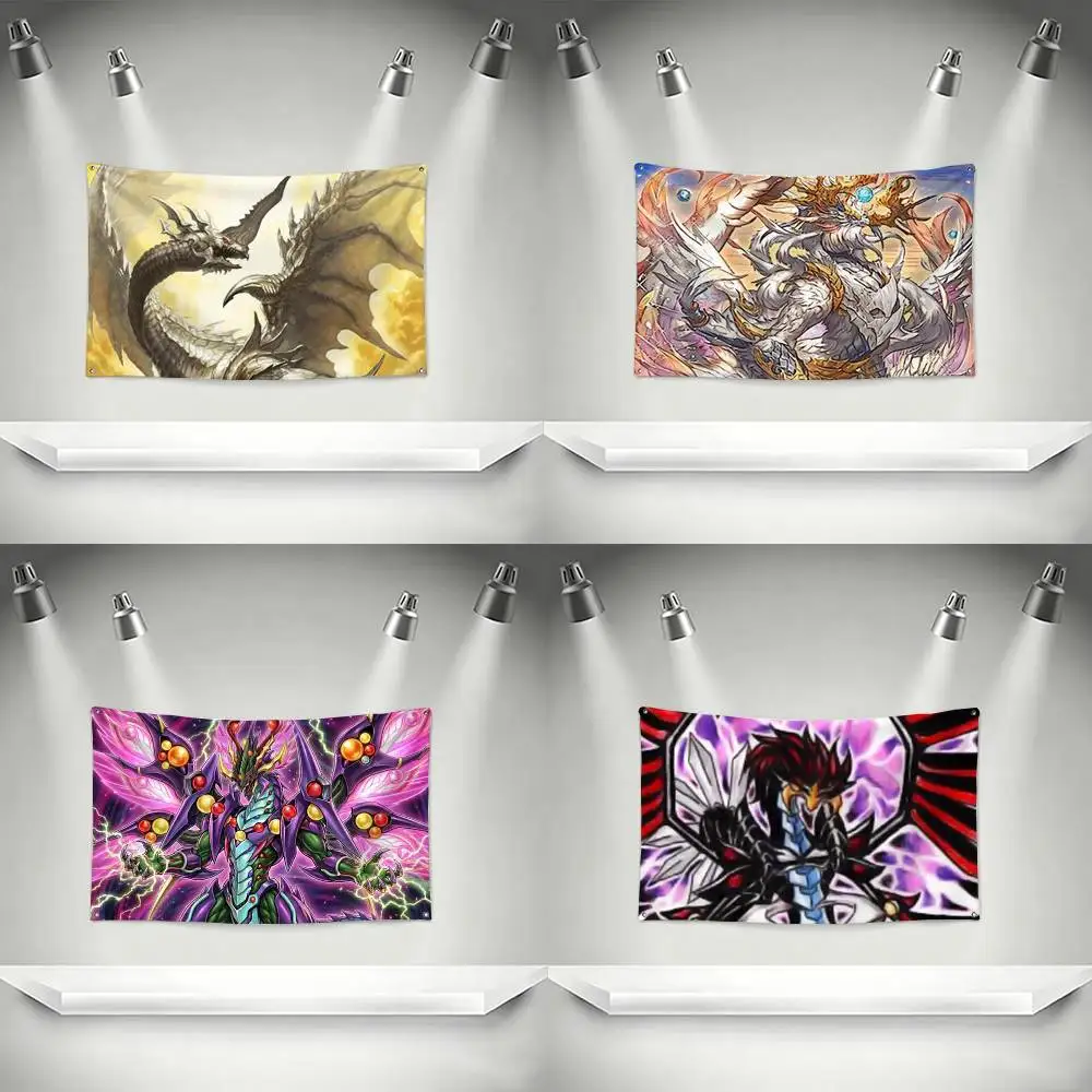 Y-Yu-Gi-Oh Victory Dragon Flag Suitable For Party Club Outdoor Interior Wall Decoration Banner Fans Gift