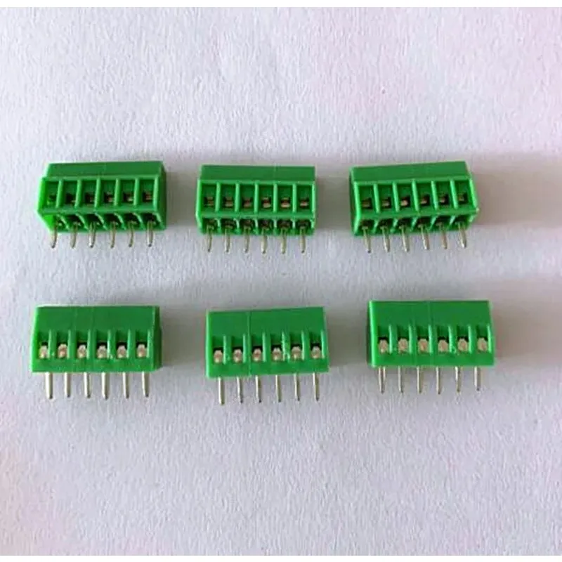 50pcs Screw type PCB terminal block XK128-2.54MM terminal block green minimum terminal block mini