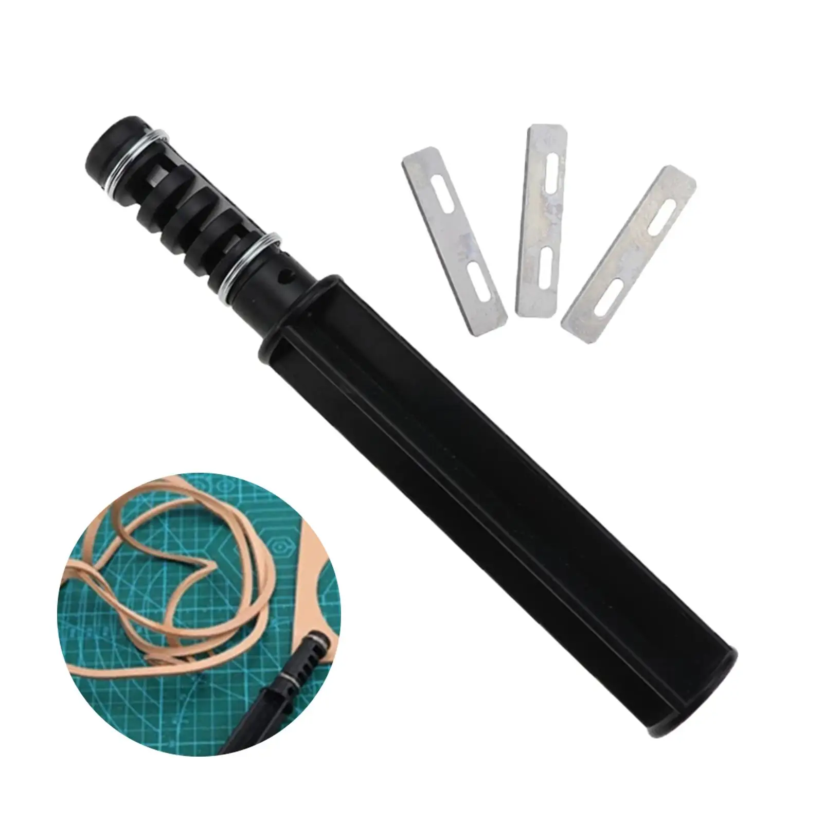 أداة تشذيب الجلود شريط جلدي دوار تشذيب يدوي لخياطة الحرف اليدوية