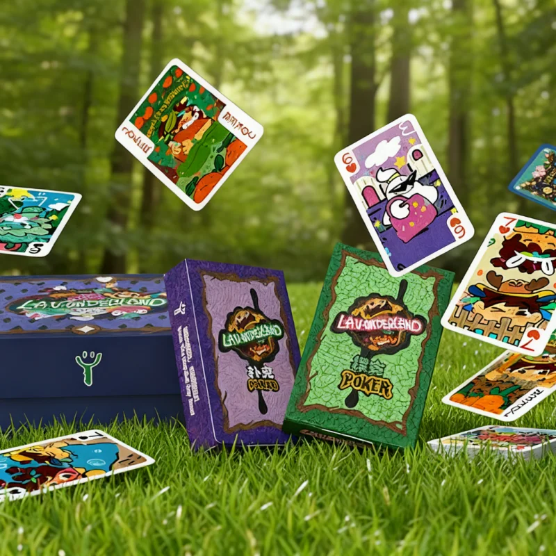 joykey-lavonderland-poker-cartes-a-jouer-design-de-dessin-anime-2-boites-cadeau-violet-et-vert-24-x-38-pouces
