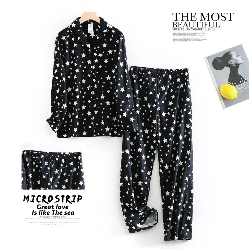 

Fashion stars 100% brushed cotton pajamas sets men casual male sleepwear spring winter homewear plus size 100kg