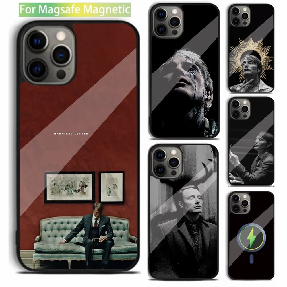 

M-Mads Mikkelsen Phone Case For iPhone 15,14,13,12,11,Plus,Pro,Max Mini Magsafe Magnetic Wireless Charging